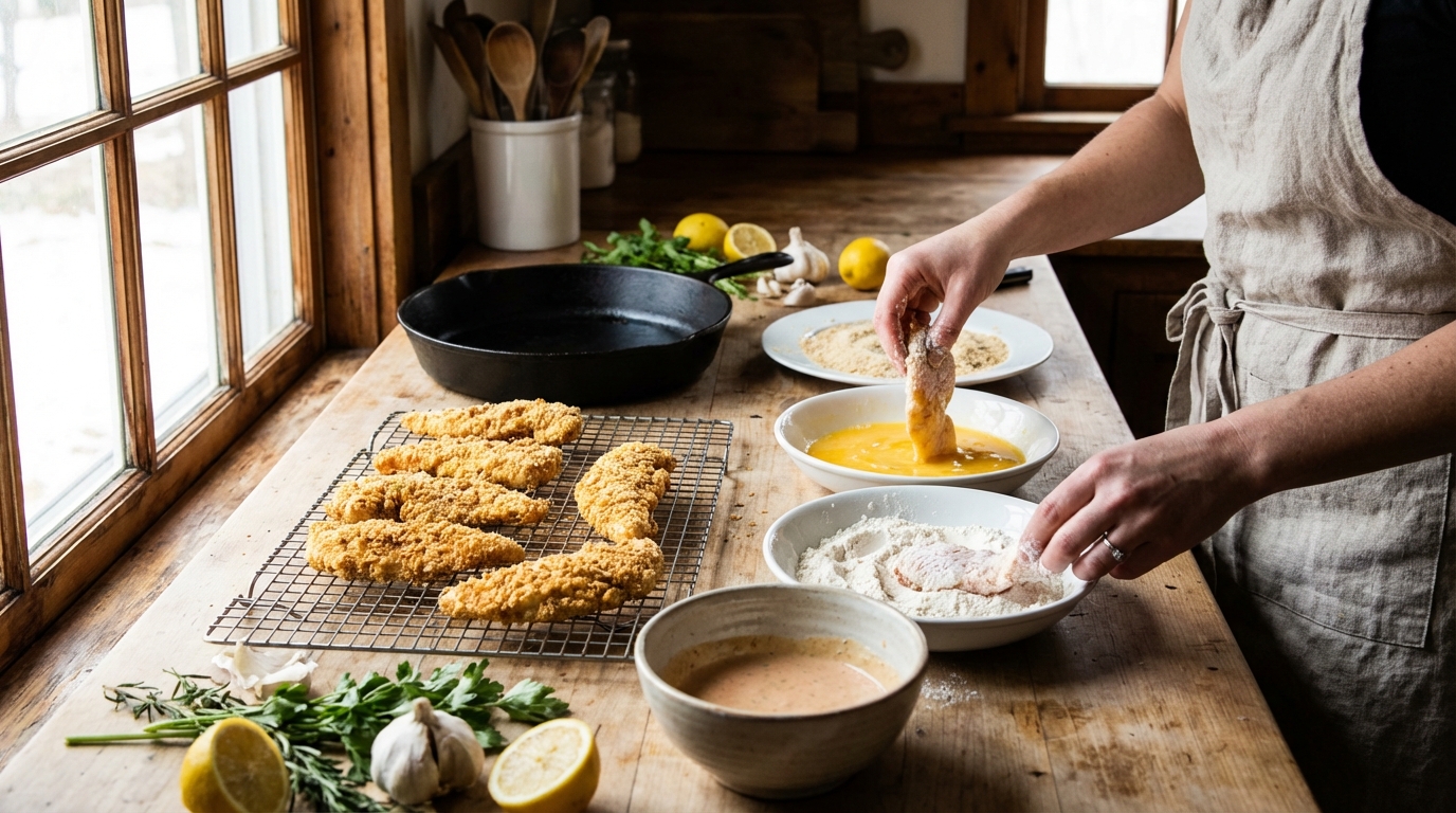 Découvrez la recette parfaite des tenders de poulet