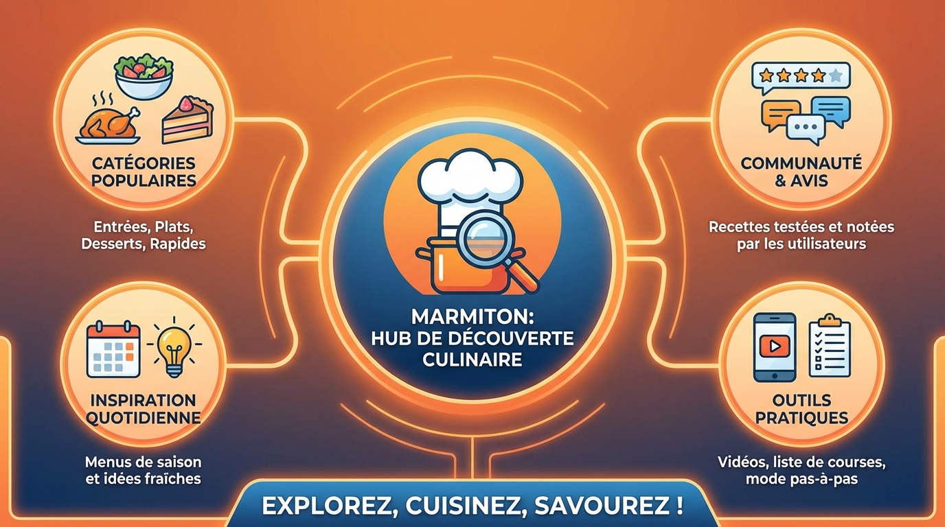 Découvrez les meilleures recettes de marmiton 1 Les recettes les plus populaires