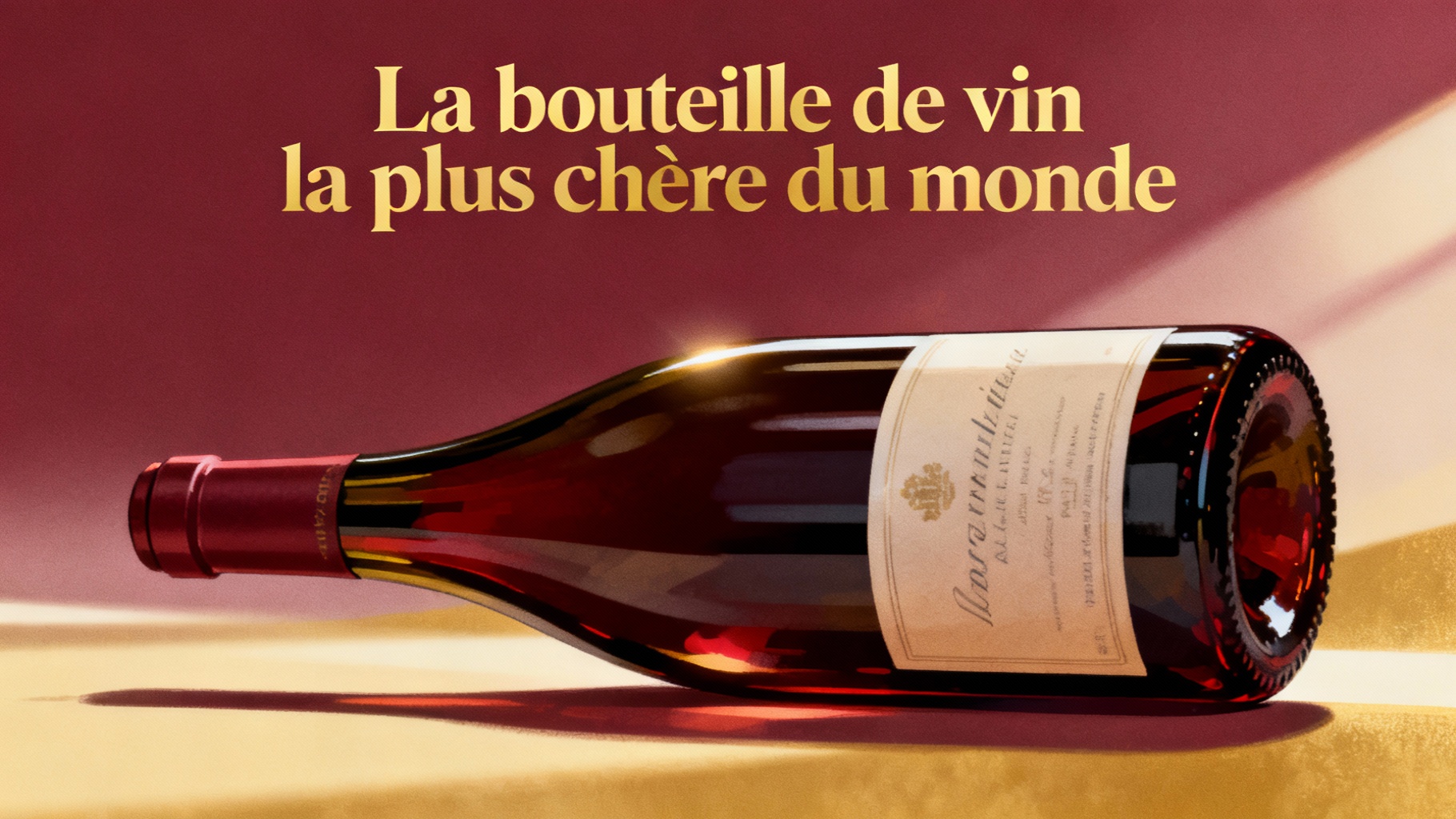 Focus sur la bouteille la plus chère