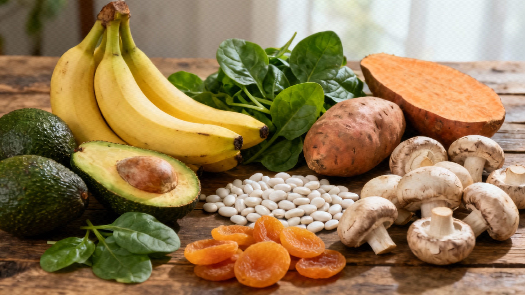 Les 60 aliments riches en potassium à découvrir