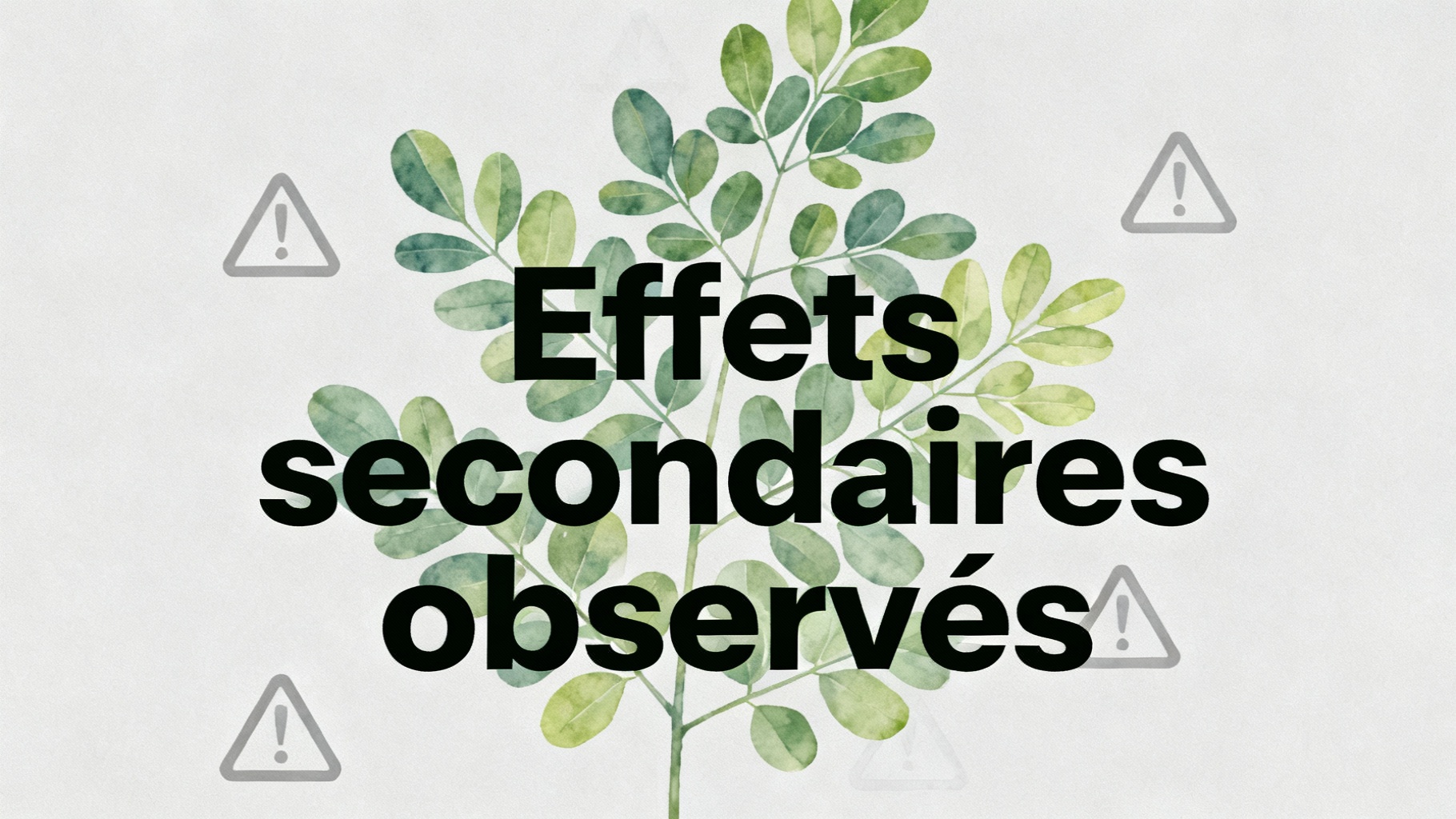 Effets secondaires observés