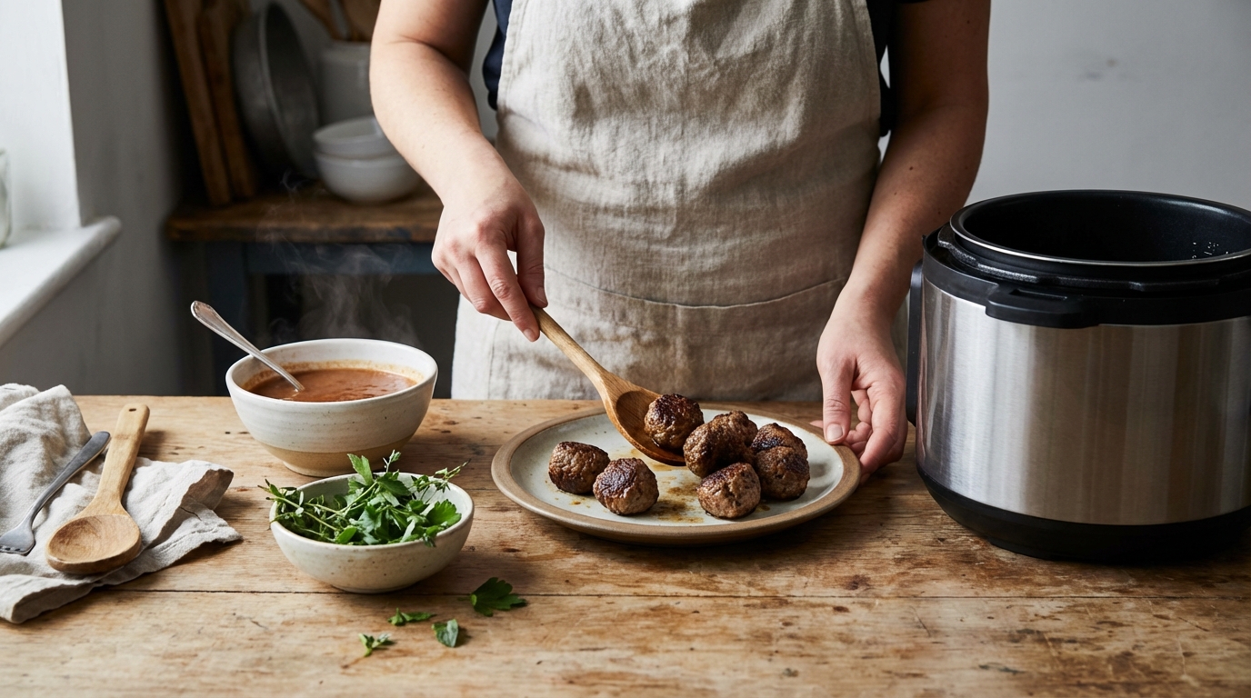 Les meilleures boulettes de boeuf au cookeo