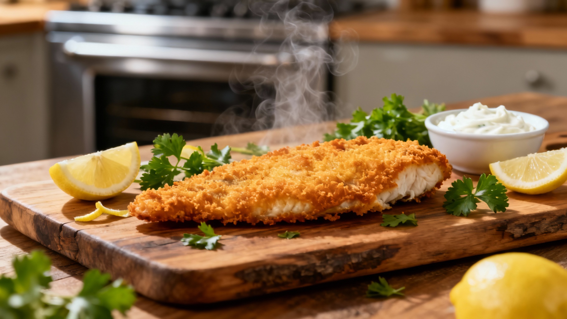 Poisson pané au four : la recette facile et savoureuse