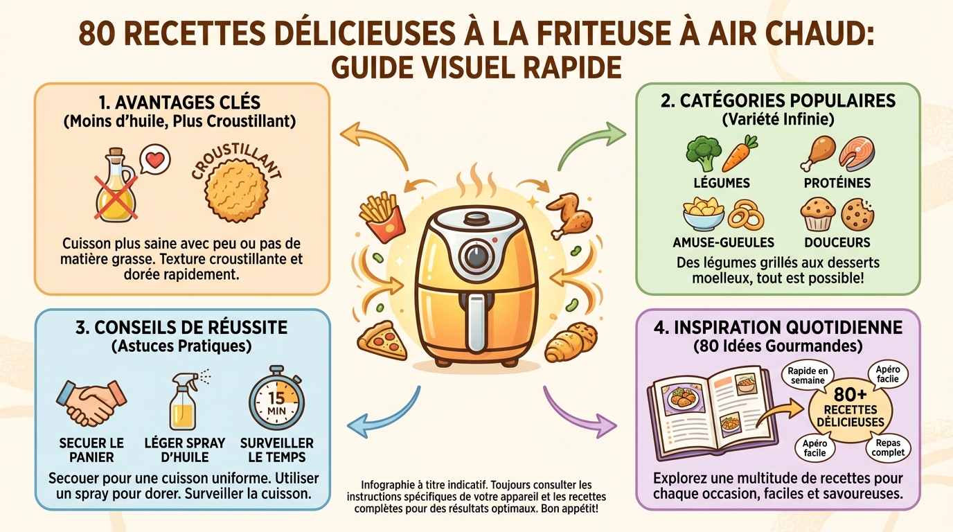 80 recettes délicieuses à la friteuse à air chaud 1 80 recettes incontournables