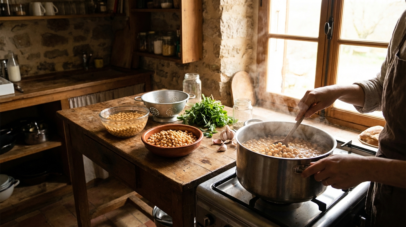 Comment réussir la cuisson des pois chiches facilement