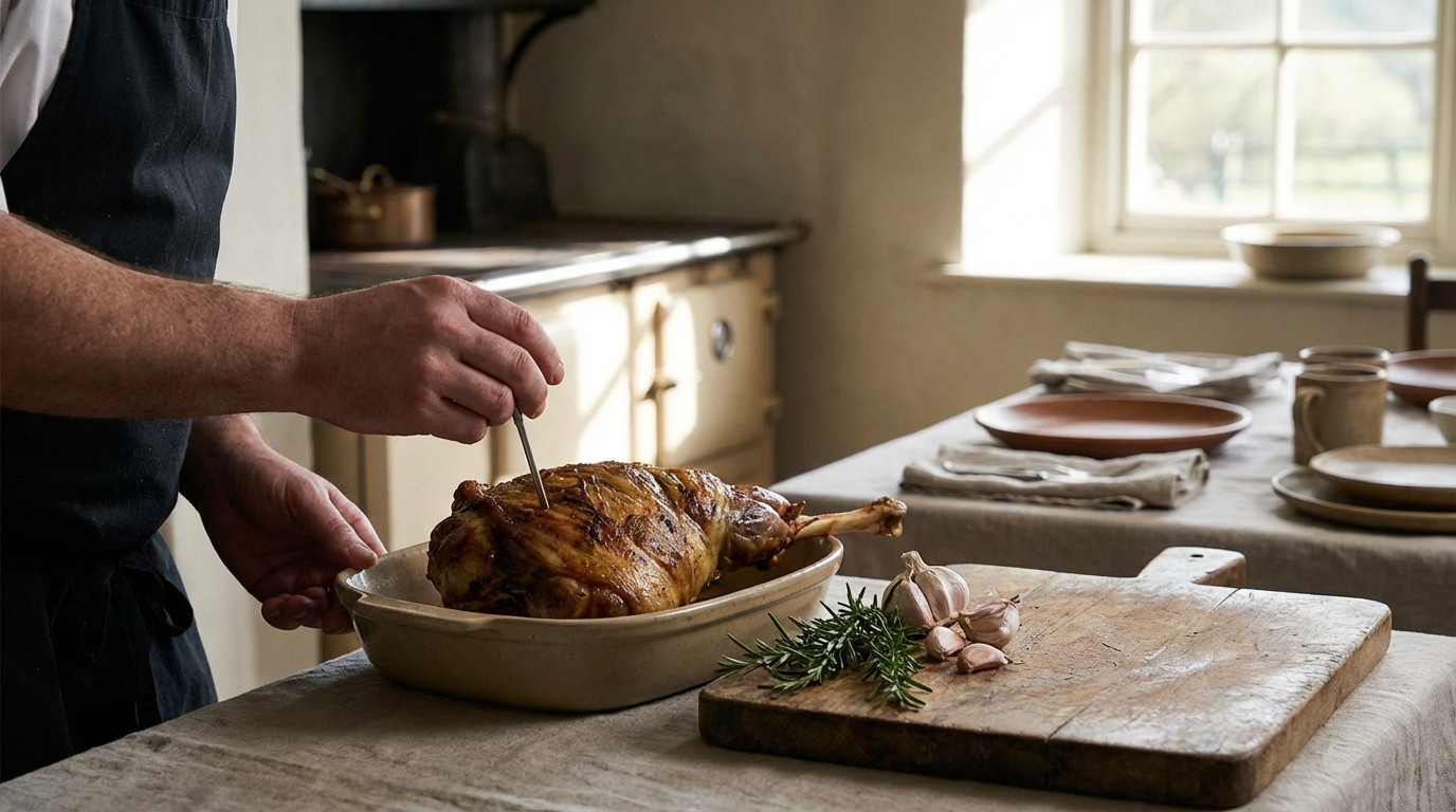 Le temps de cuisson idéal pour un gigot d'agneau au four