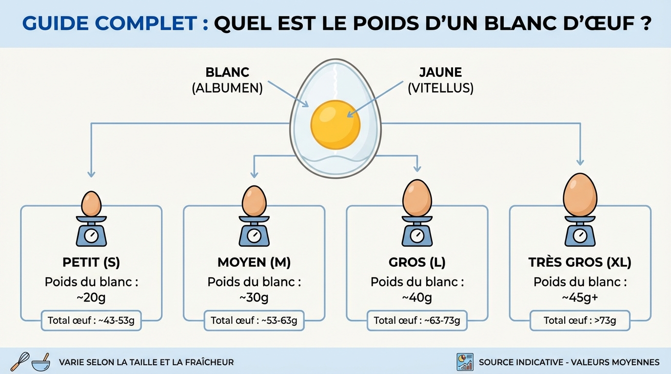 Comment mesurer un blanc d'œuf