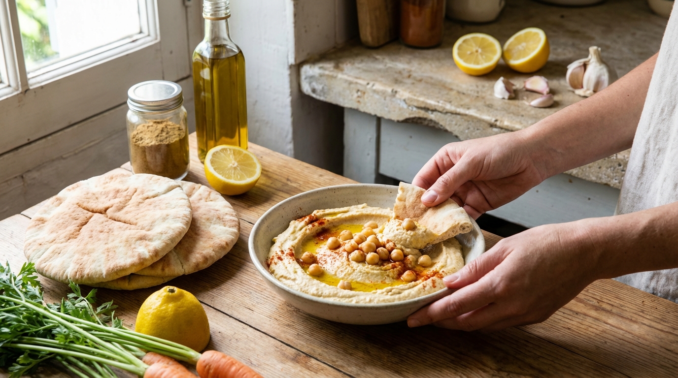 Recette houmous sans tahini : simple et savoureuse