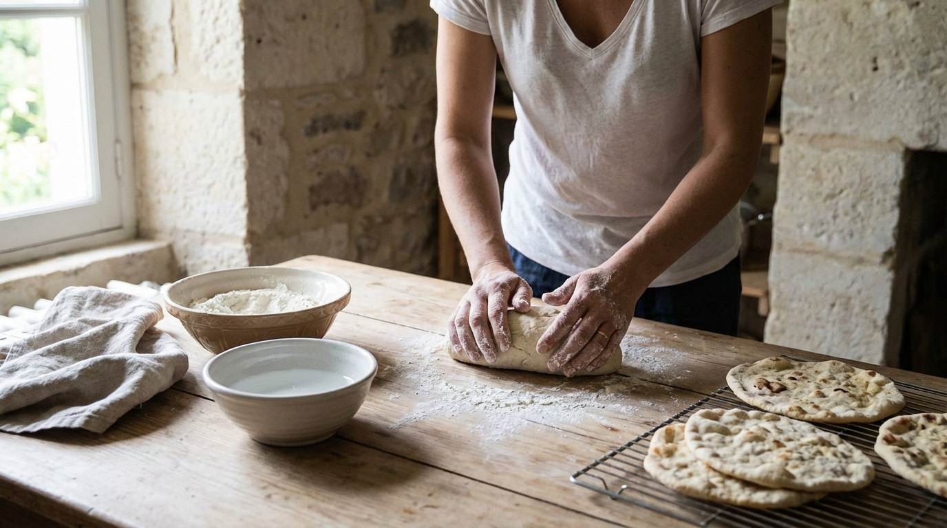 Découvrez la recette facile du pain azyme fait maison