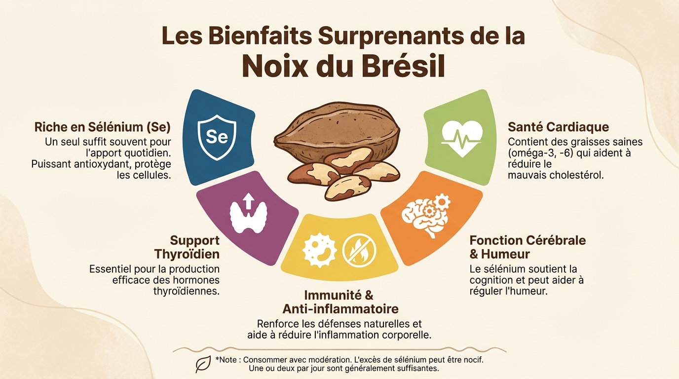 Comment consommer la noix du Brésil
