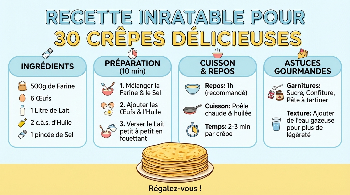 Variantes de crêpes