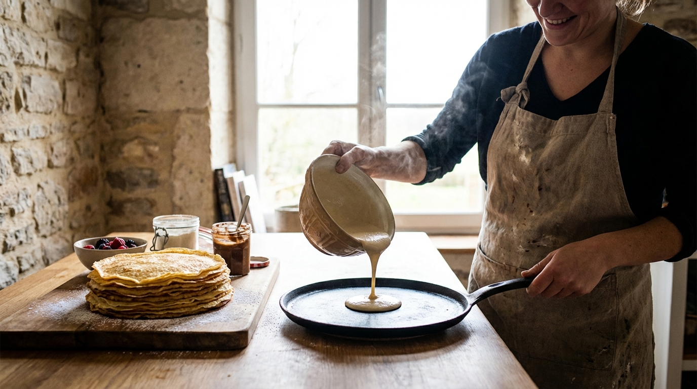 Recette inratable pour 30 crêpes délicieuses