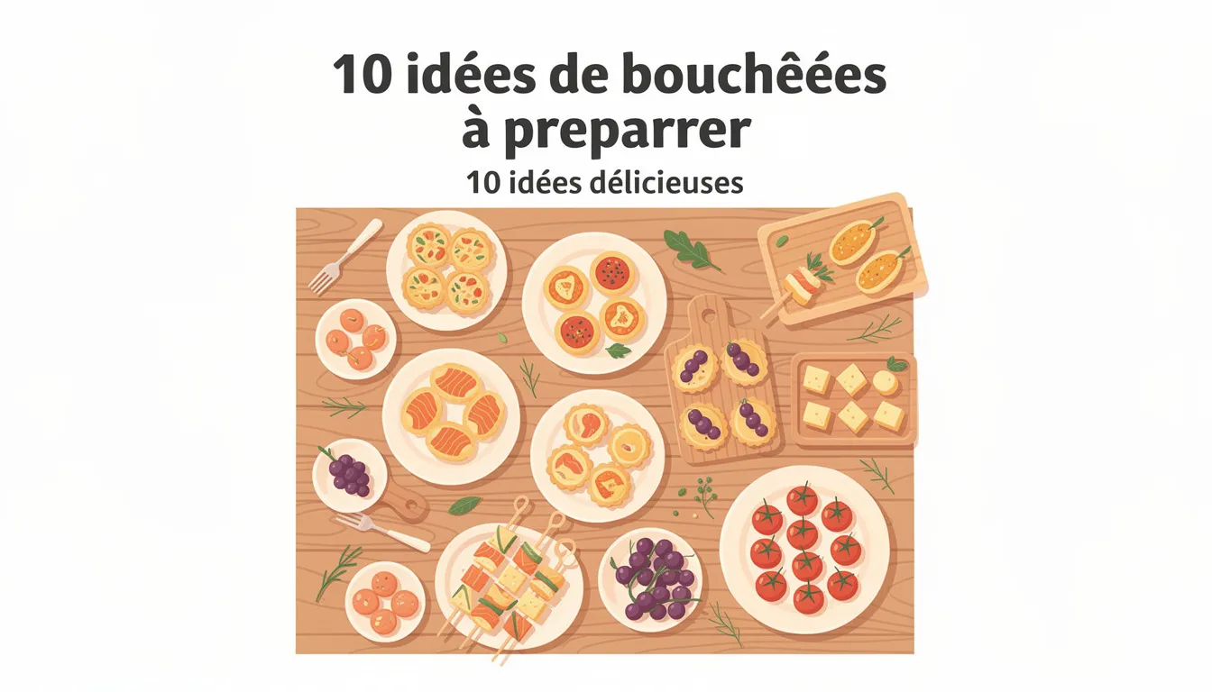 10 idées de bouchées à préparer