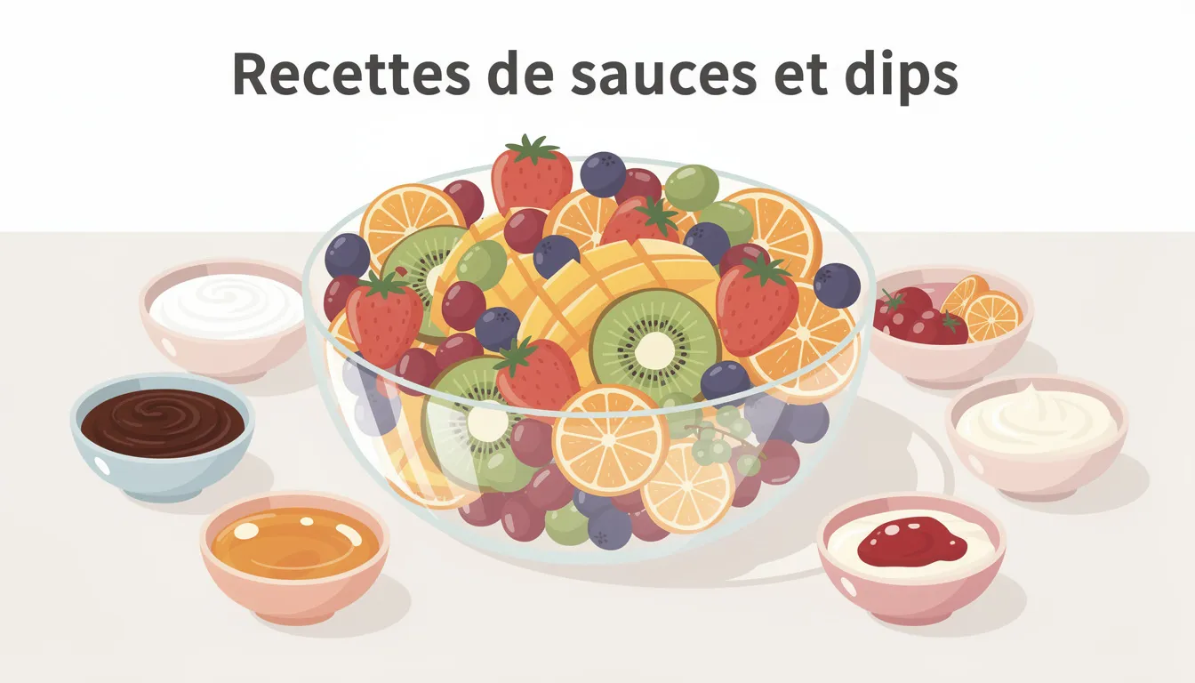 Recettes de sauces et dips