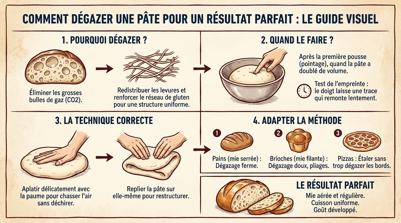 Comment dégazer une pâte ?