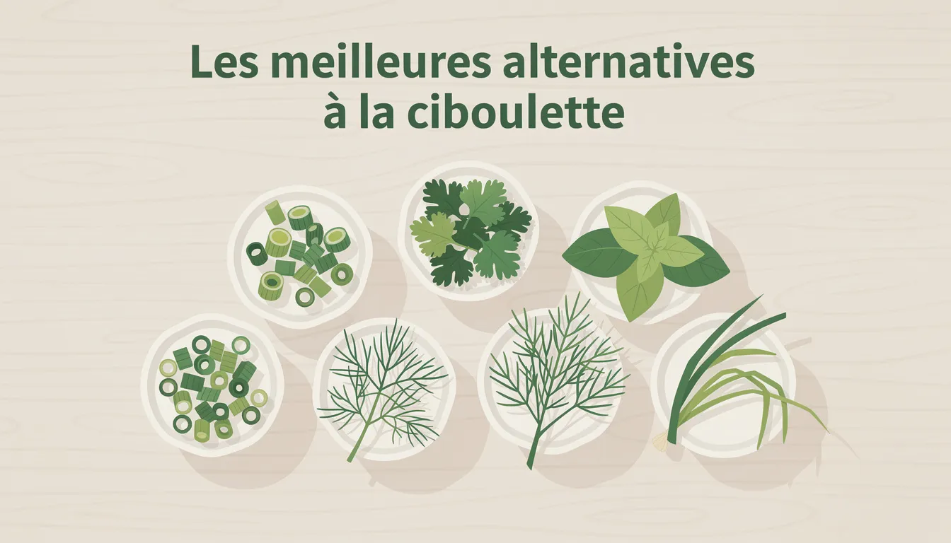 Comment remplacer la ciboulette : 7 alternatives à découvrir 1 Les meilleures alternatives à la ciboulette