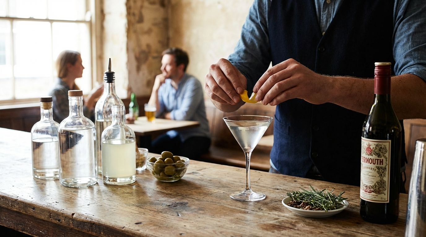 Découvrez la composition du martini blanc