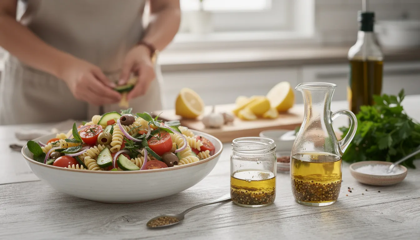 Découvrez la meilleure vinaigrette pour salade de pâtes