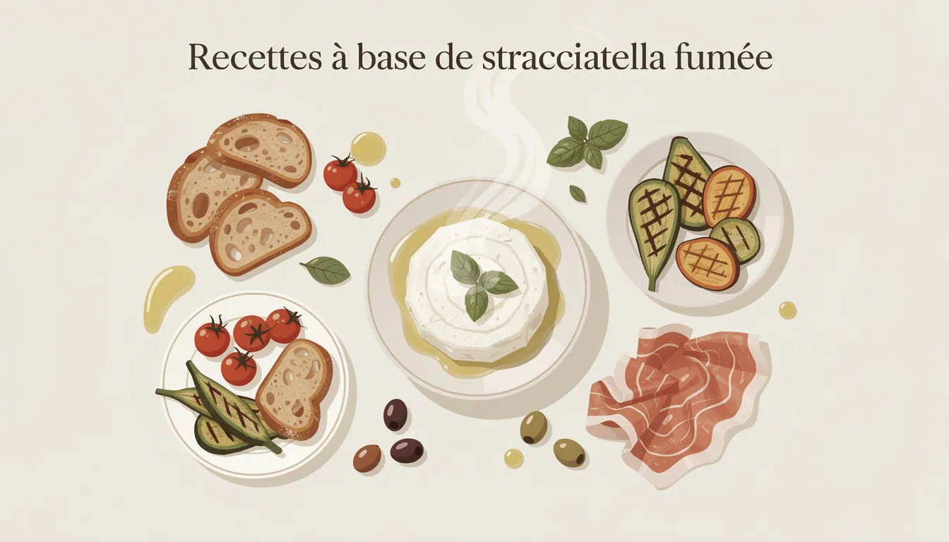 Découvrez la stracciatella fumée : un délice italien 1 Recettes à base de stracciatella fumée