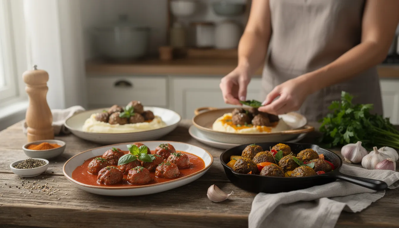Découvrez les meilleures recettes de plat avec boulettes de viande
