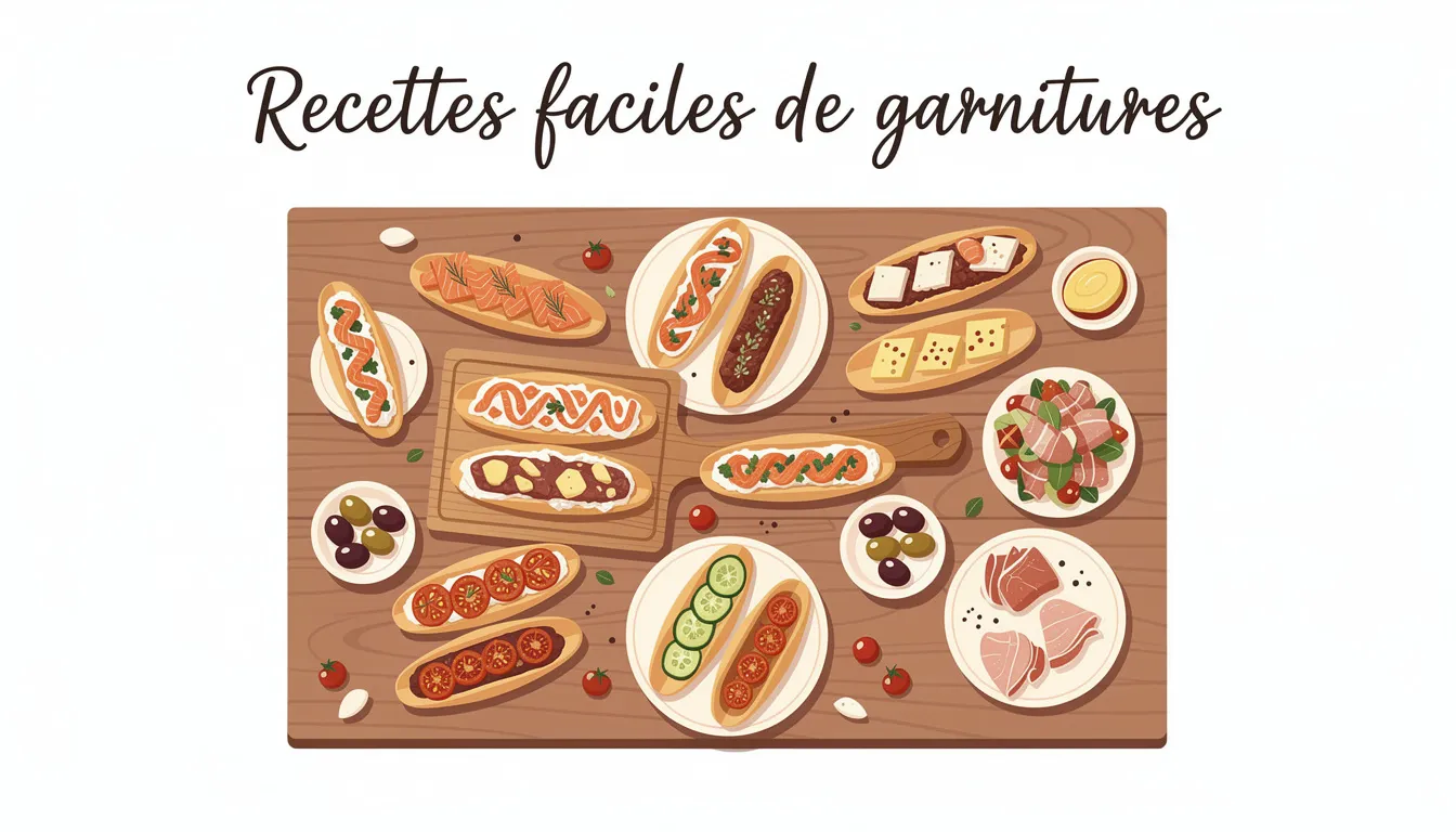 Recettes faciles de garnitures