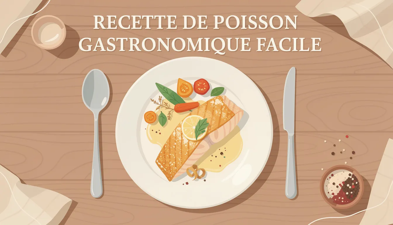 Recette de poisson gastronomique facile à réaliser 1 Recette de poisson gastronomique facile