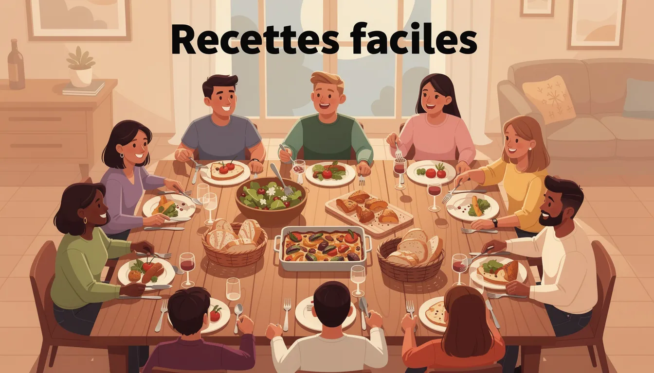 Repas pour 10 personnes : des idées savoureuses et conviviales 1 Recettes faciles