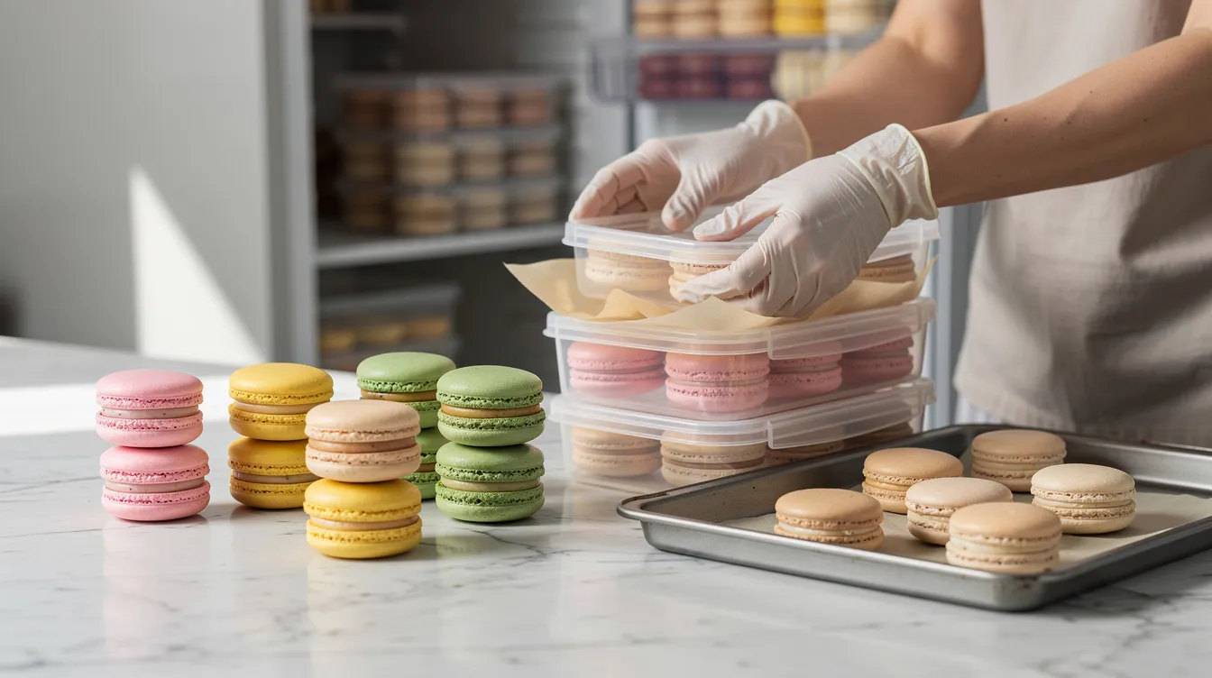 Comment conserver les coques de macarons vides efficacement