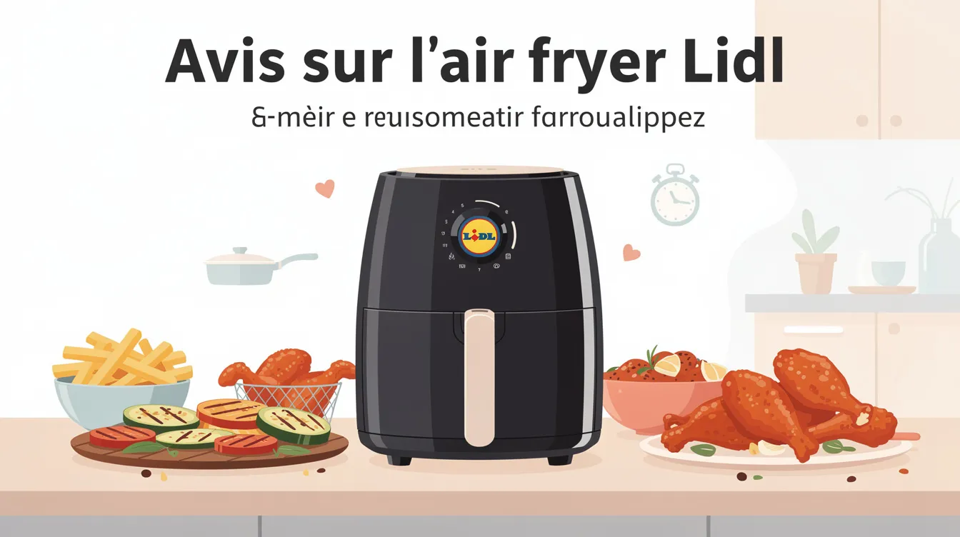 Avis sur l'air fryer Lidl