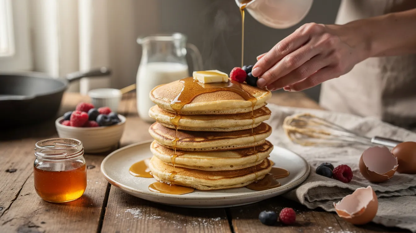 La recette parfaite de pancakes moelleux et faciles