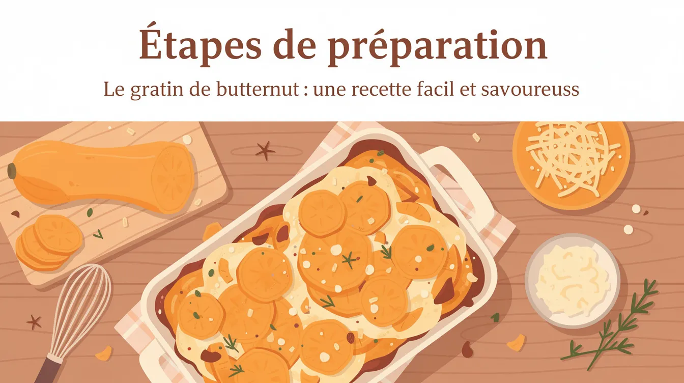 Le gratin de butternut : une recette facile et savoureuse 1 Étapes de préparation