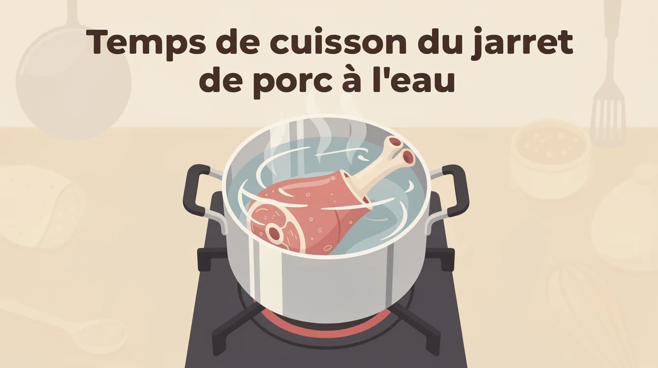 Temps de cuisson du jarret de porc à l'eau