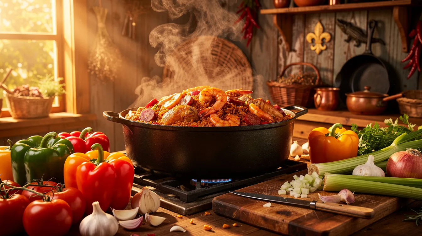 Jambalaya : découvrez l'origine et les secrets de ce plat emblématique