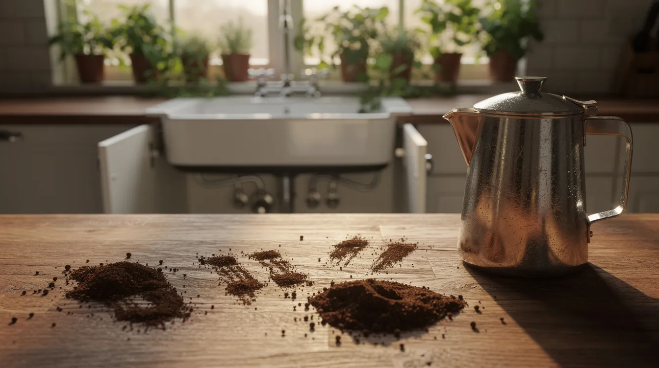 Marc de café et canalisations : astuces pour éviter les bouchons