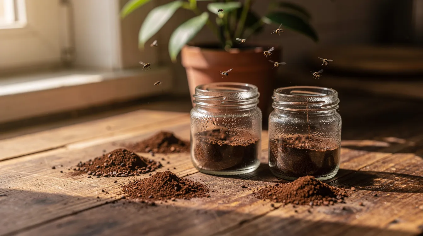 Comment utiliser le marc de café contre les moucherons