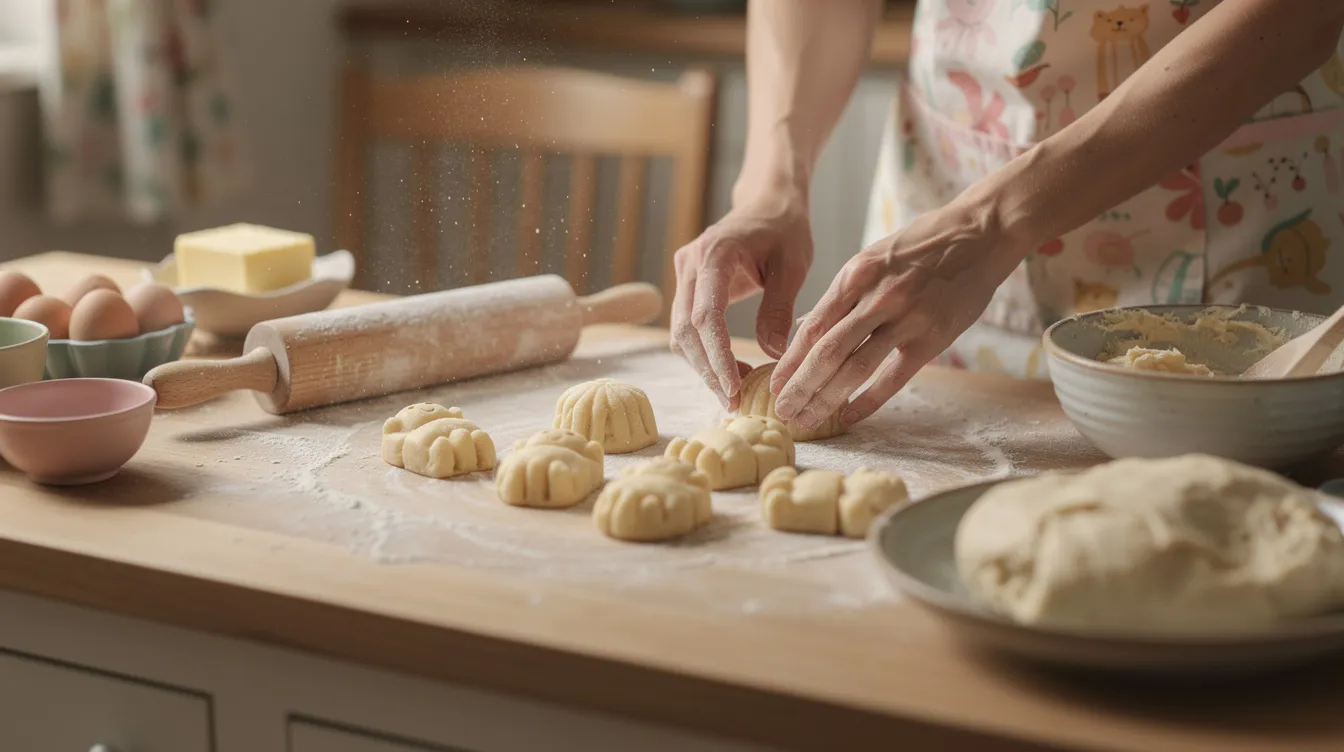 Étapes de préparation des mannelés