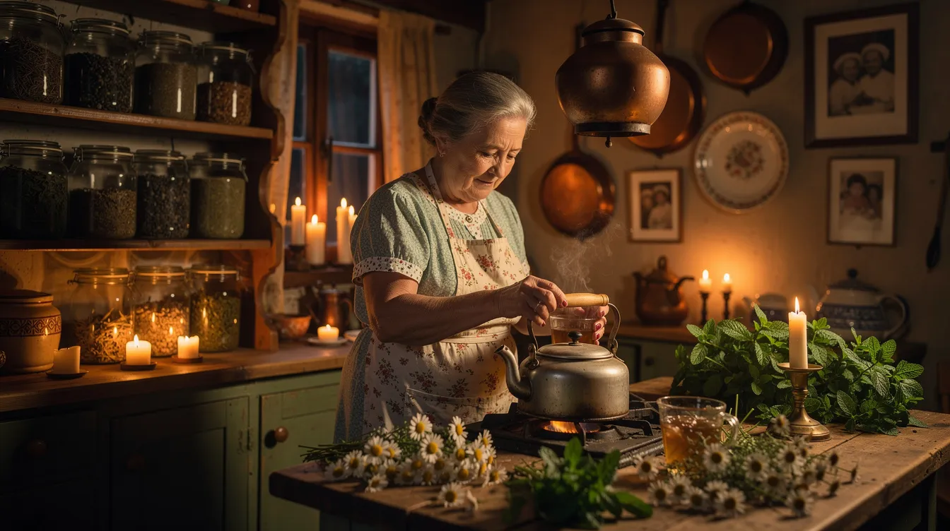 Recettes de tisanes de grand-mère